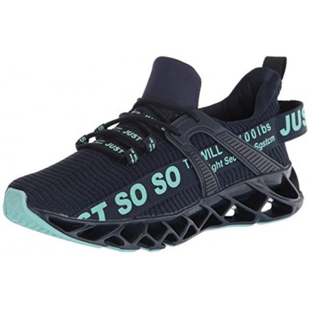 Men's Athletic Walking Shoe Running Tennis Shoes Fashion Sneakers Dark Blue